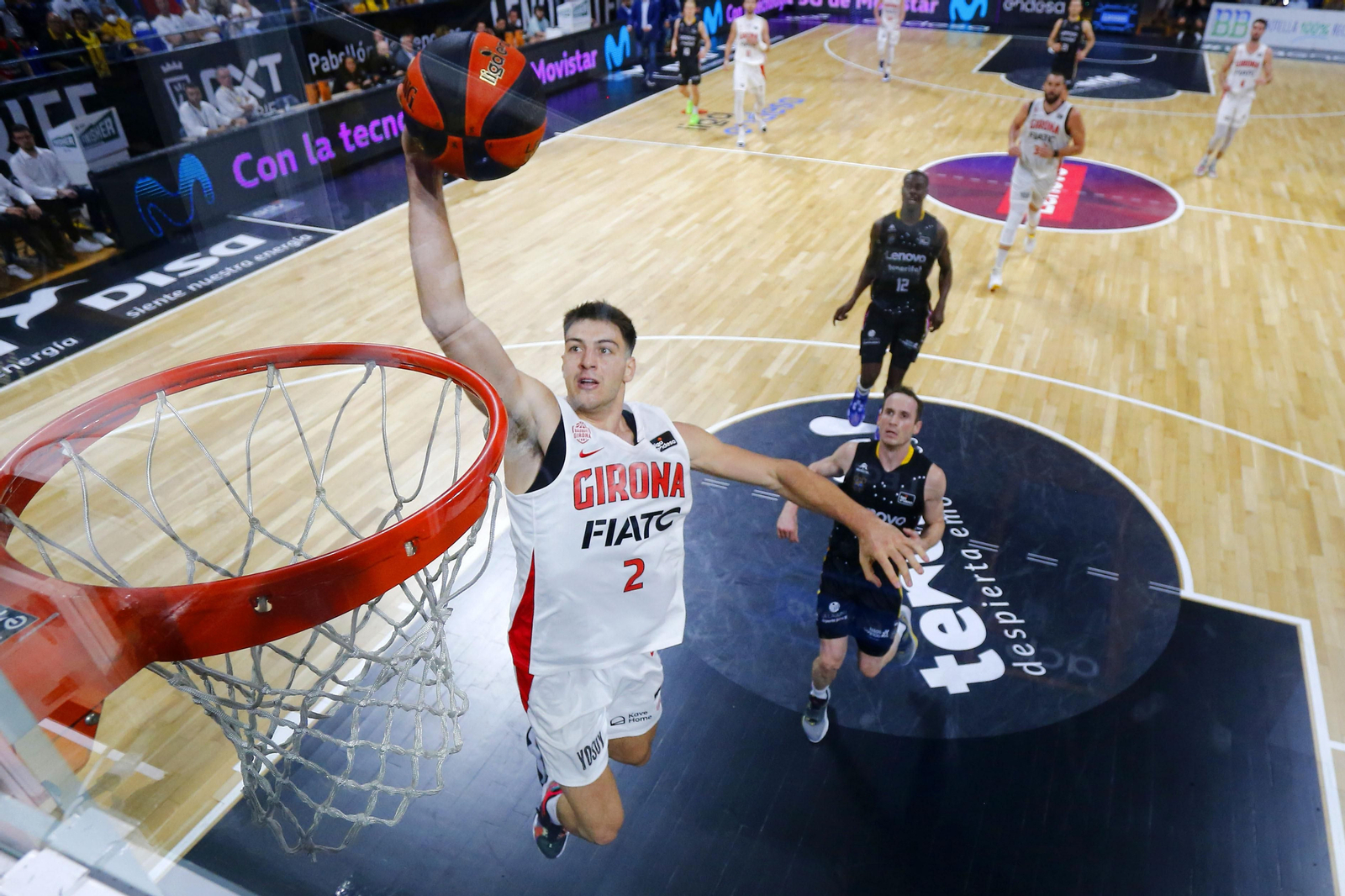 Máximo Fjellerup, ante Tenerife.