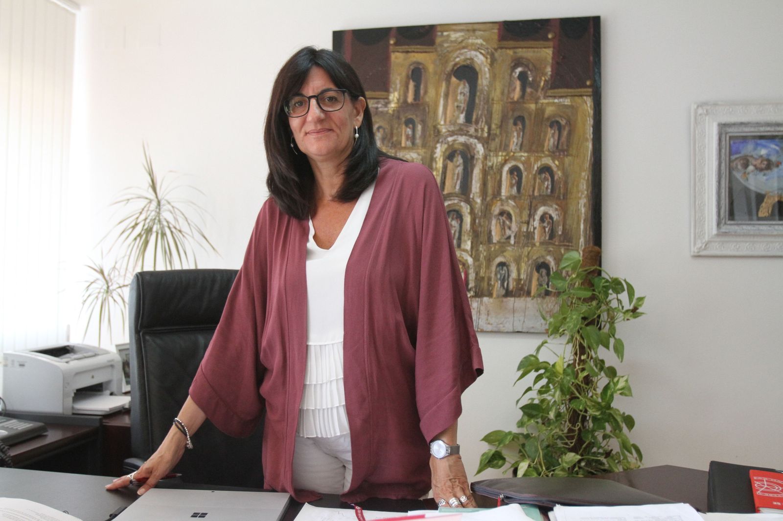 María Antonia Peña, rectora de la Universidad de Huelva.