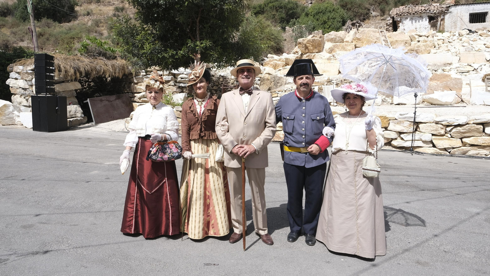 Imágenes de la recreación histórica Canteros y Caciques, en Macael
