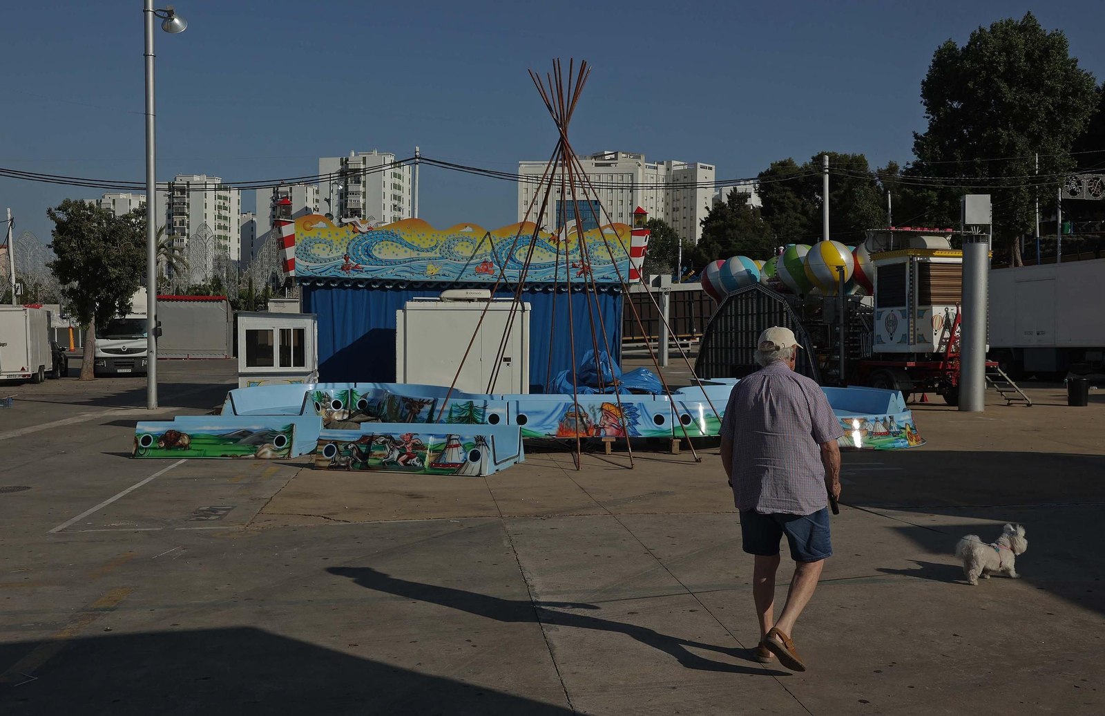 Fotos del desmontaje de la Feria Real de Algeciras
