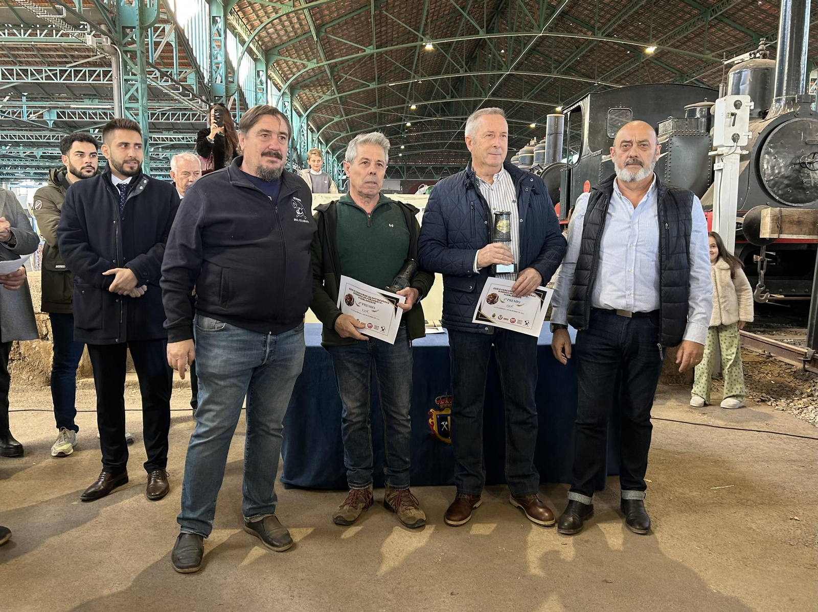 El concurso de entibadores mineros de Peñarroya-Pueblonuevo, en imágenes