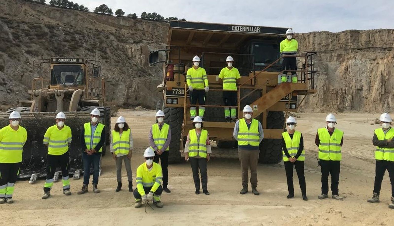 La viceconsejera y el delegado de Educación visitan en Sorbas las instalaciones del ciclo formativo ‘Excavaciones y Sondeos’