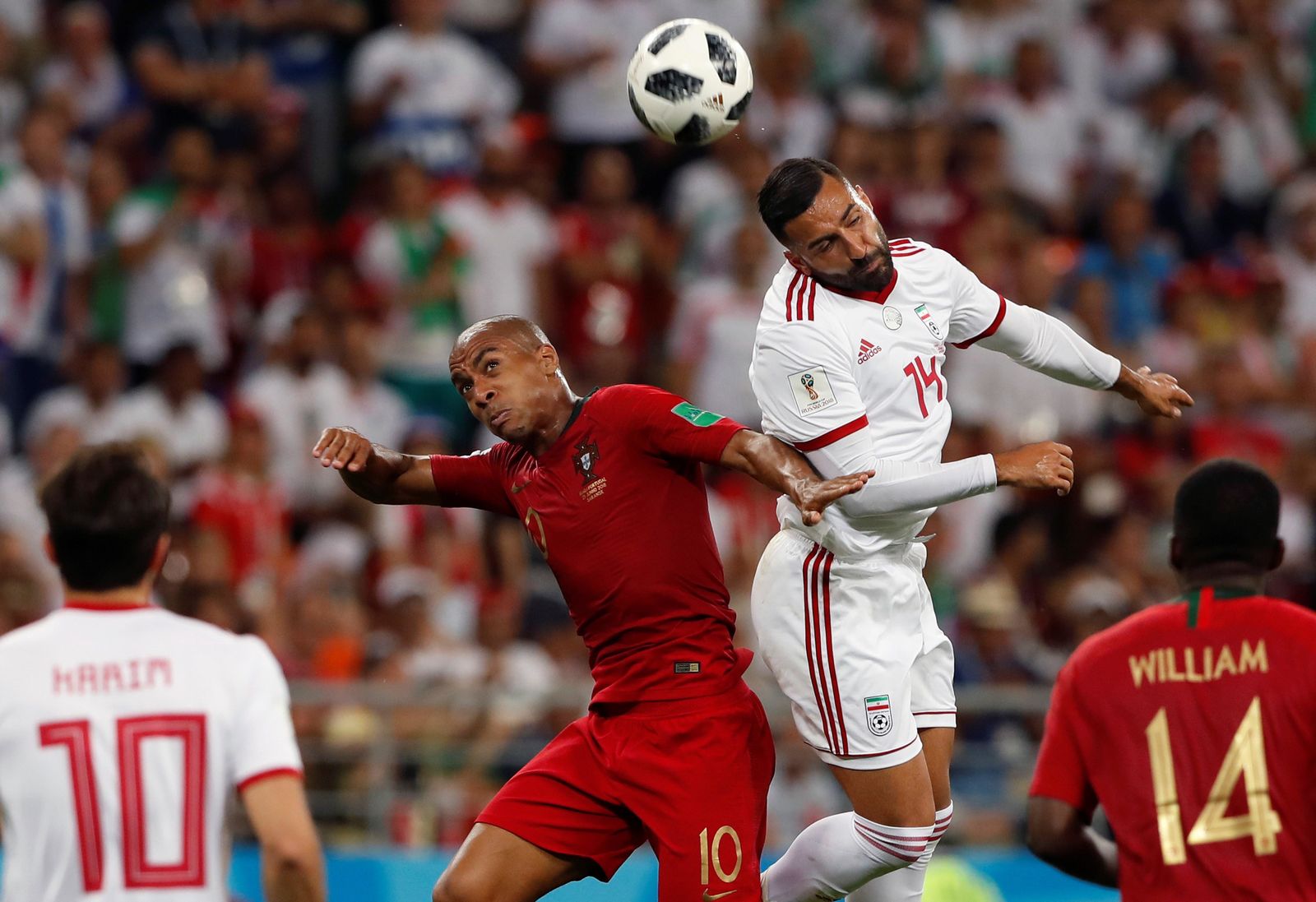 Las imágenes del Irán-Portugal