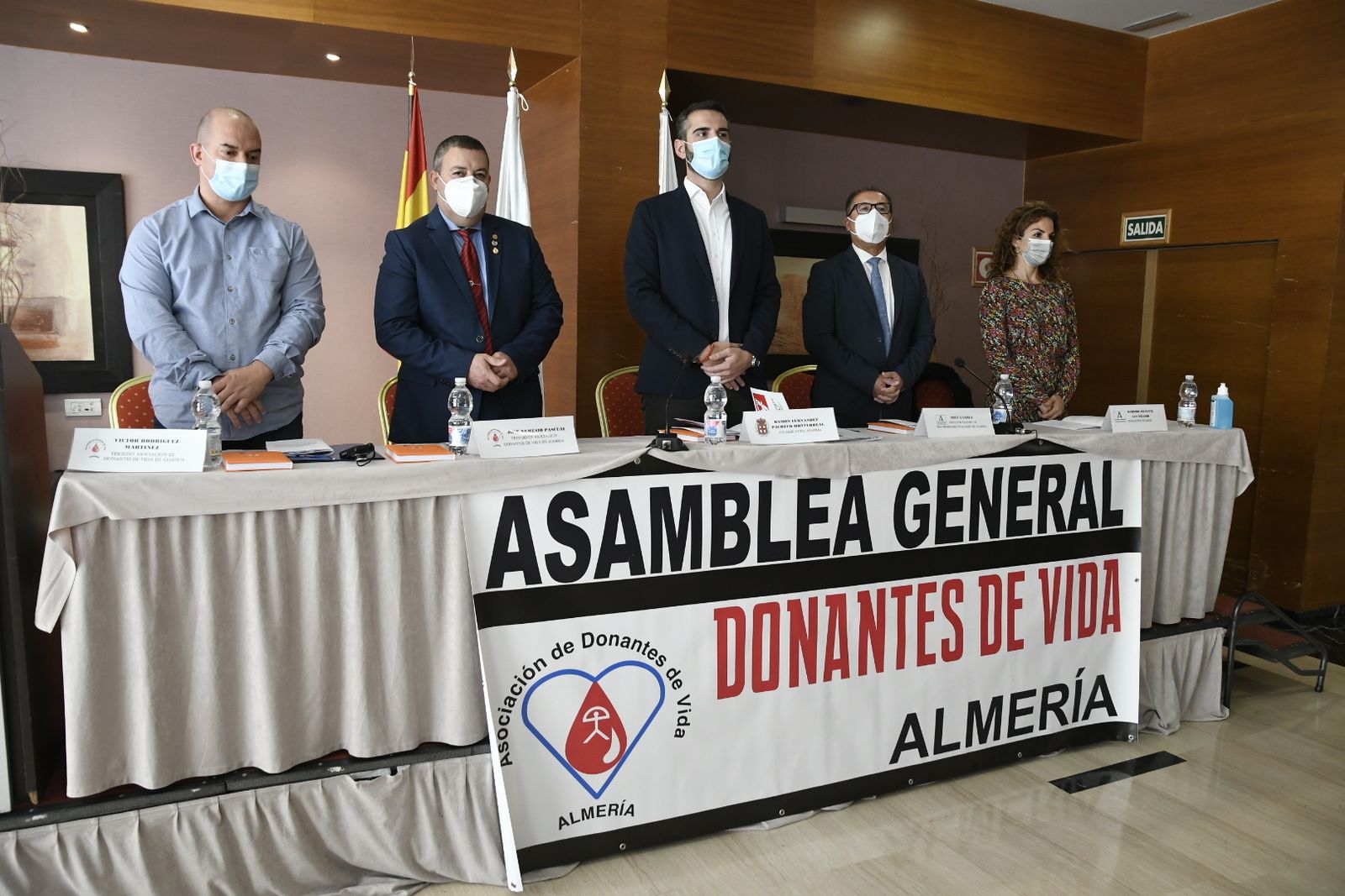 El alcalde en la asamblea anual de donantes de vida
