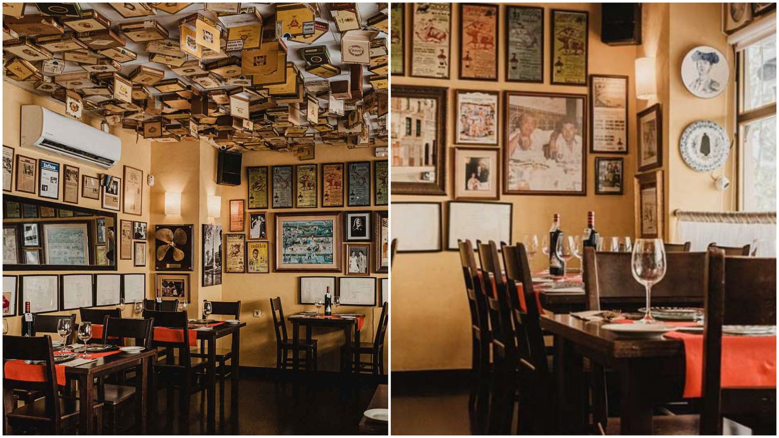 El interior de El Huesca.