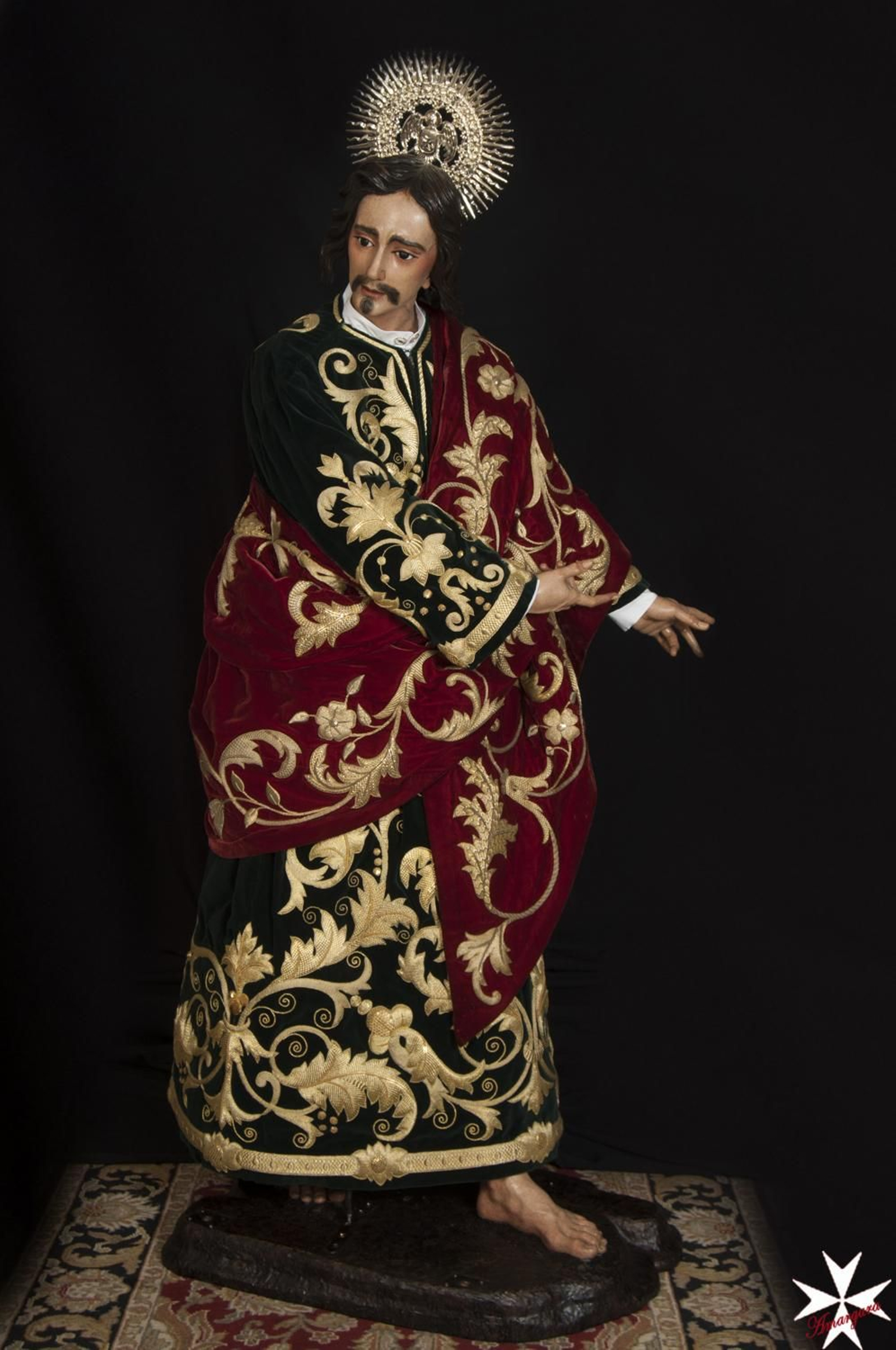 Así ha quedado la imagen de San Juan tras la restauración de Carrasquilla.