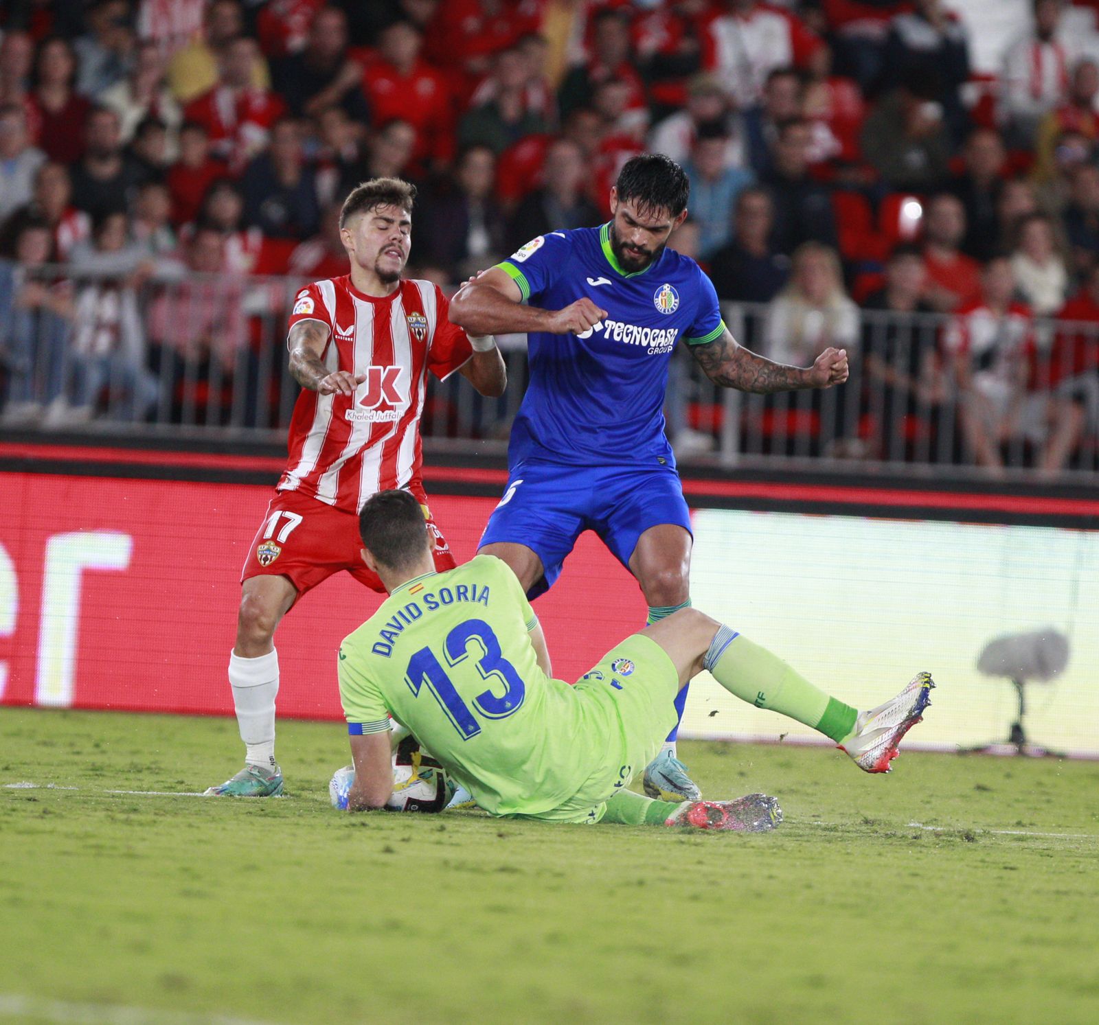 Imágenes del partido de fútbol U.D. Almería-Getafe C.F.