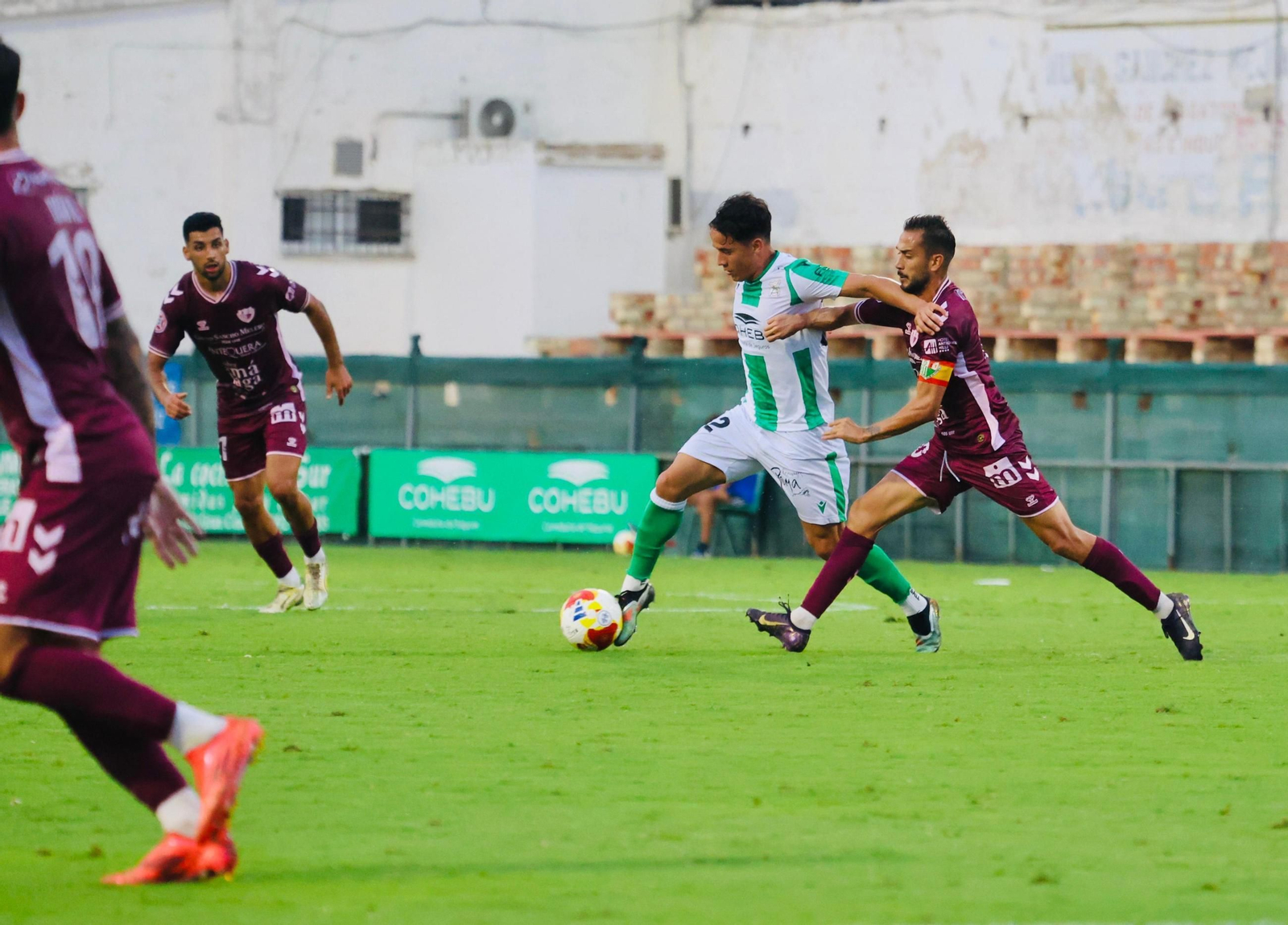 Carneil en su debut con el Sanluqueño.