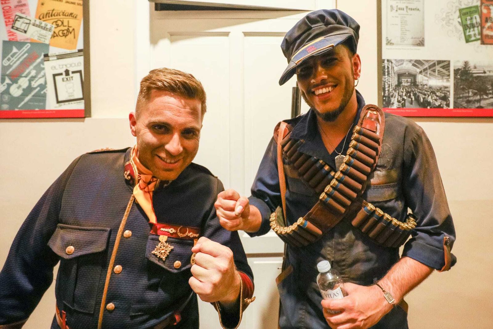 El ambiente en los camerinos del teatro