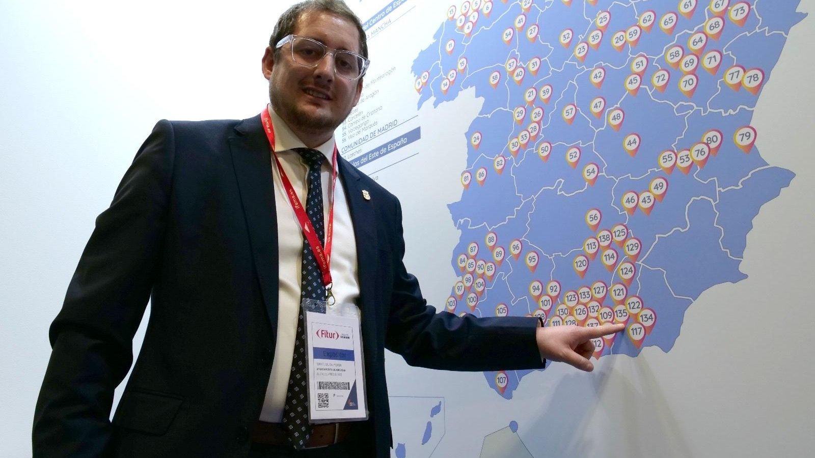 Ismael Gil, en una de las ediciones de Fitur.