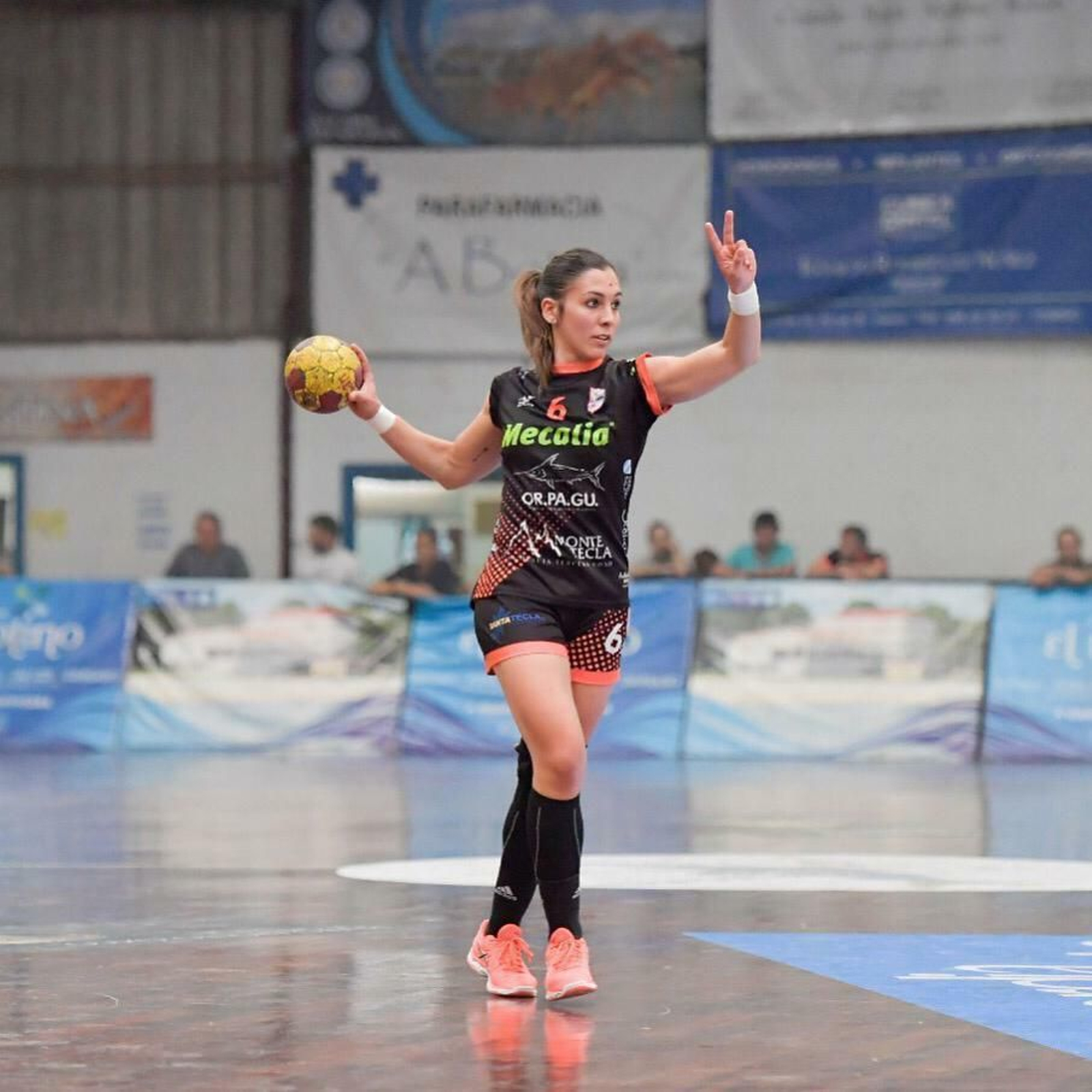 Estela Doiro, en un encuentro con el Guardés.