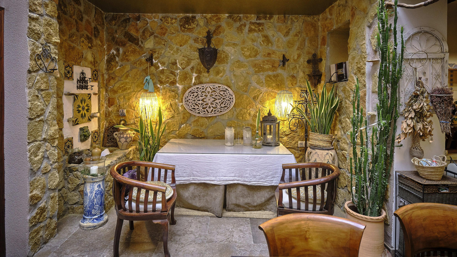 Interior de la casa en la calle Amargura de Puerto Real.