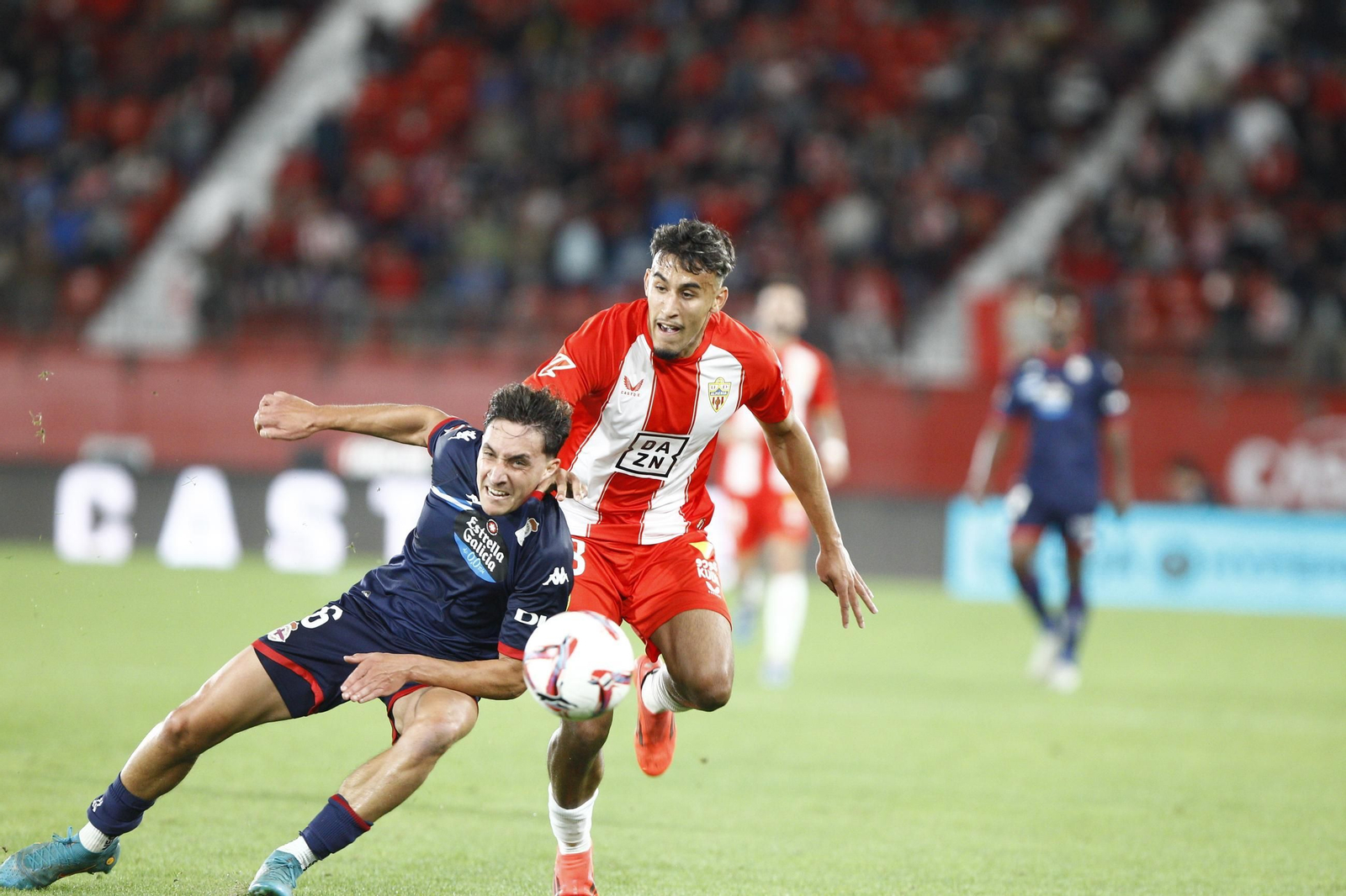 El partido U.D. Almería-Deportivo de La Coruña, en imágenes