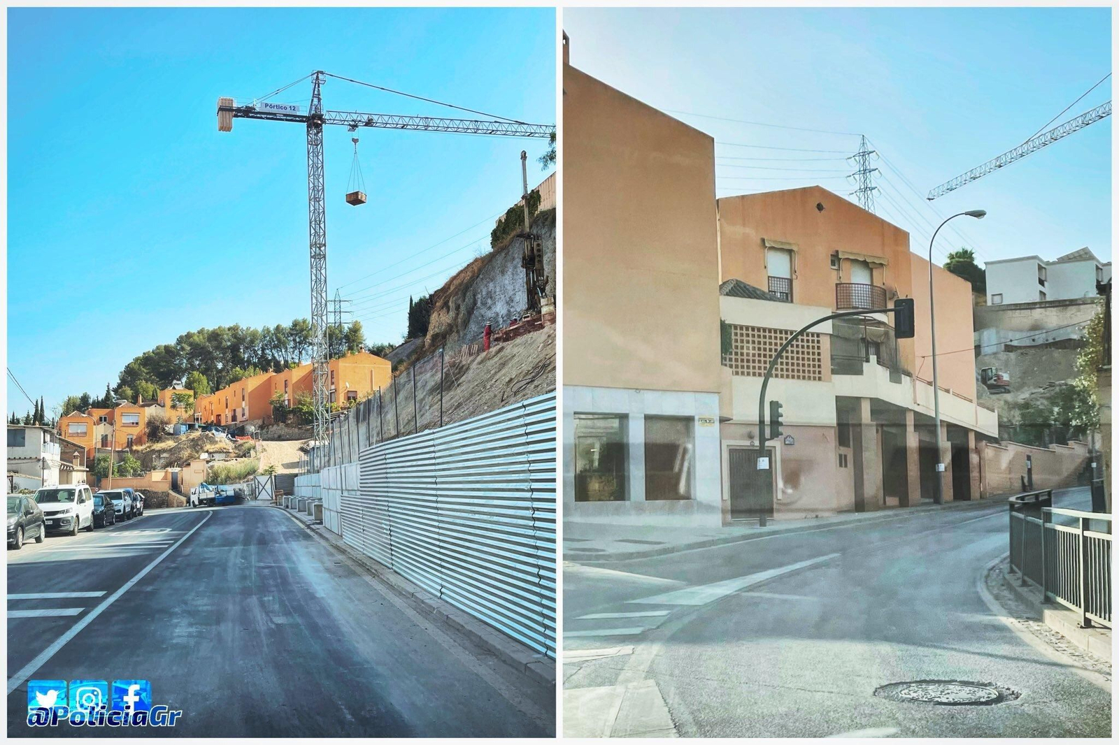 La Carretera de Murcia en Granada ya está abierta al completo tras el desprendimiento del fin de semana