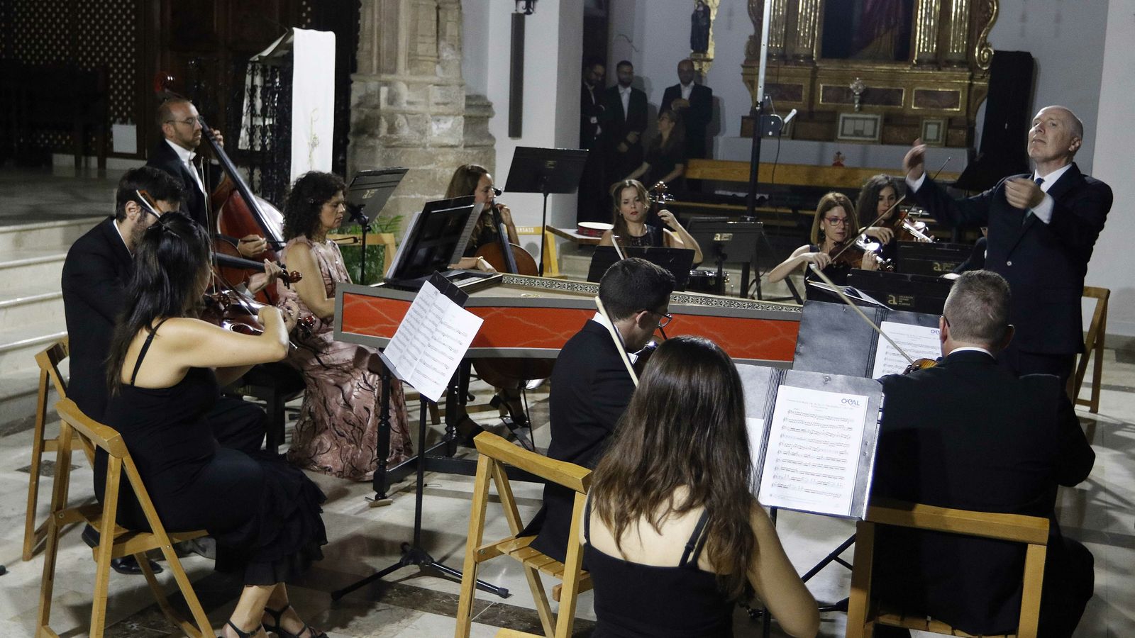 Ana Isabel Sáez tocó el clave.