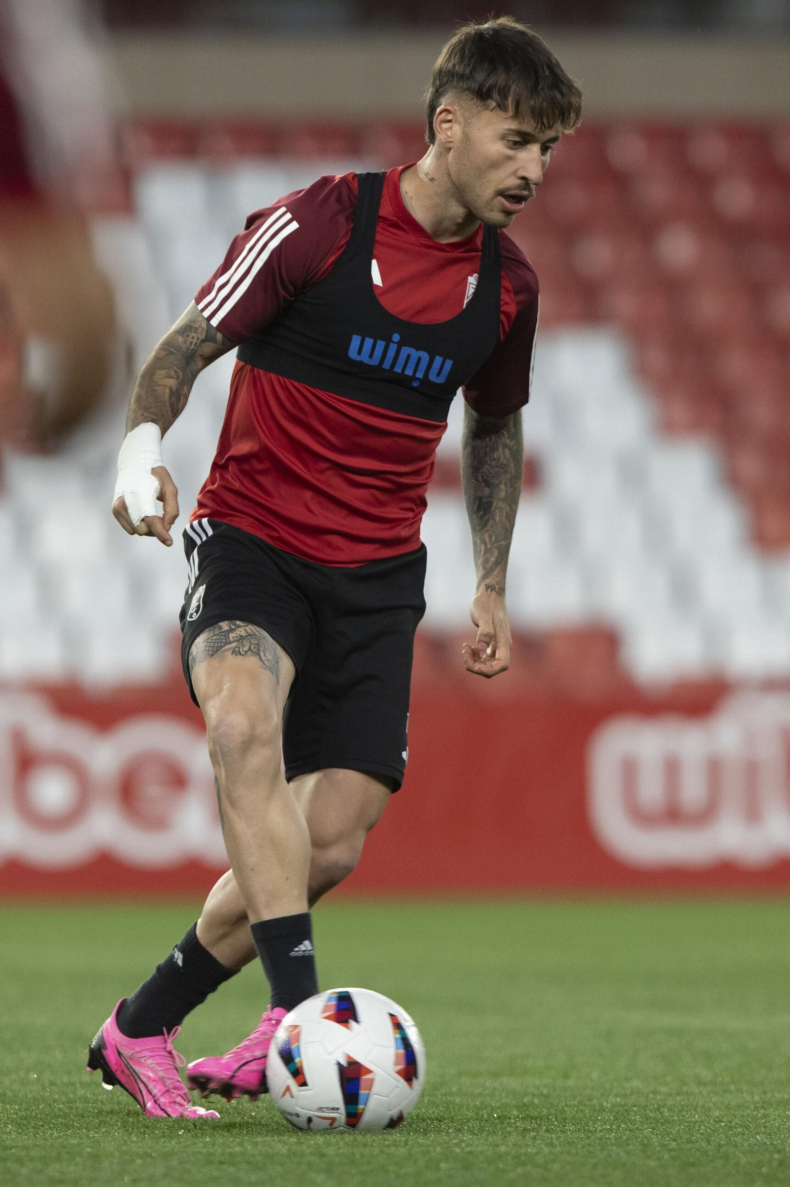 Así fue el primer entrenamiento de José Ramón Sandoval en el Granada CF