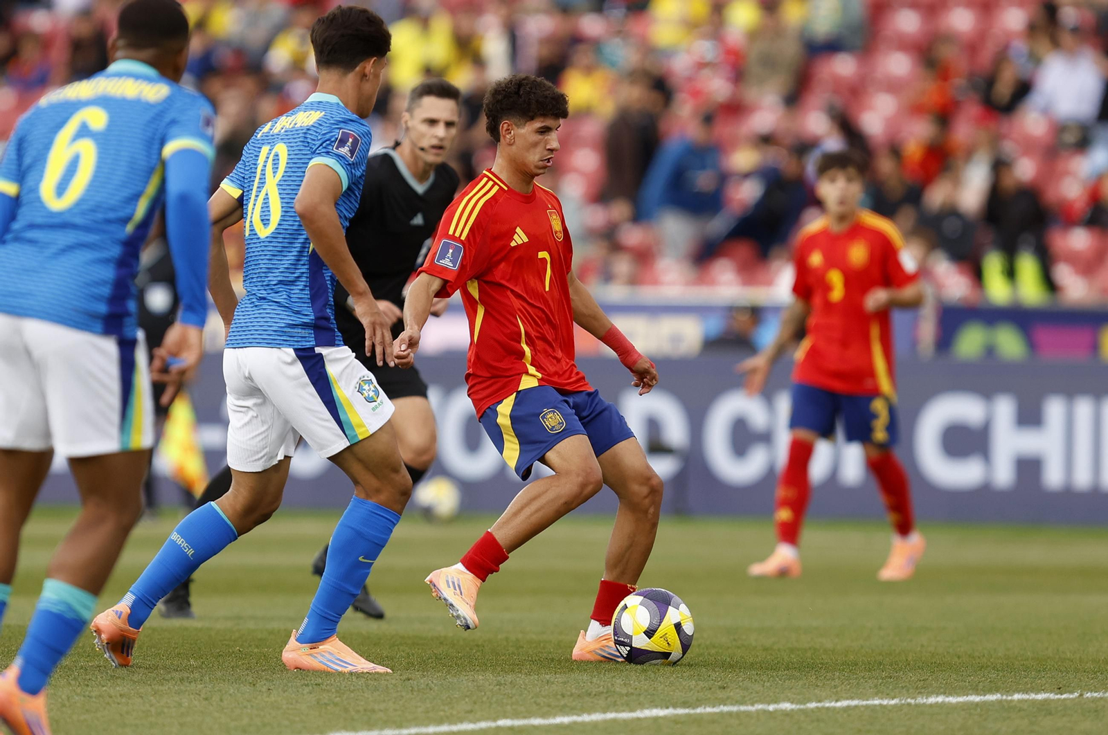 Las mejores fotos del España-Brasil sub 20