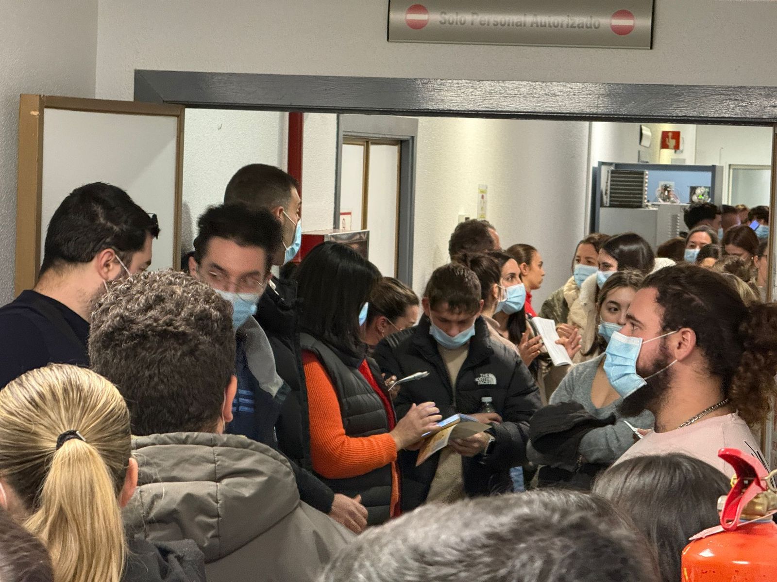 Jornada de donación ayer.