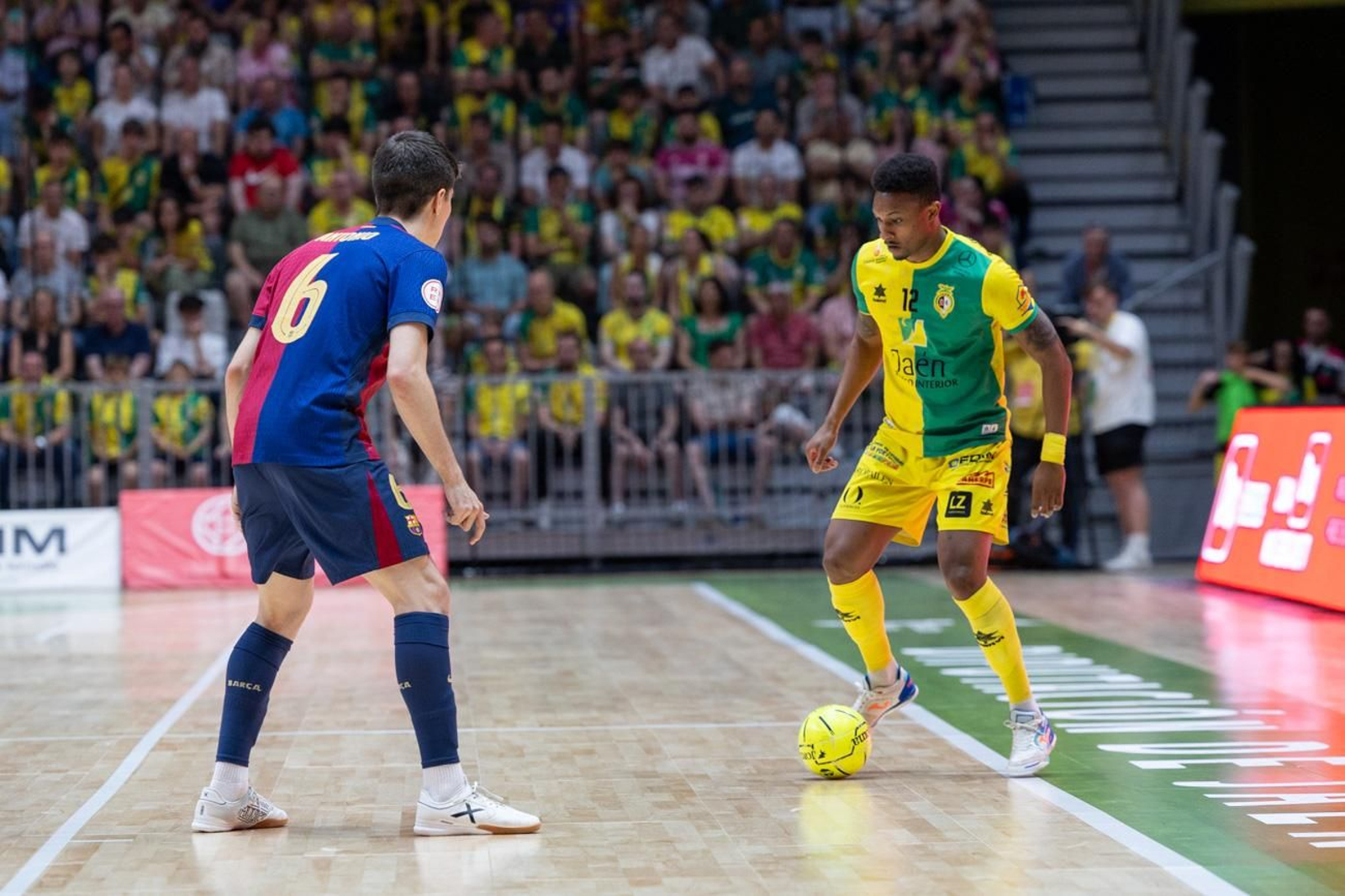 El triunfo del Barça ante el Jaén FS en el Olivo Arena