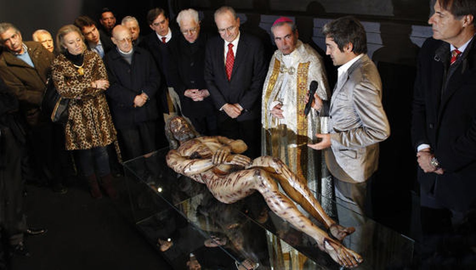 La exposición de la Sábana Santa podrá verse en la Catedral de Málaga hasta junio

Foto: Sergio Camacho