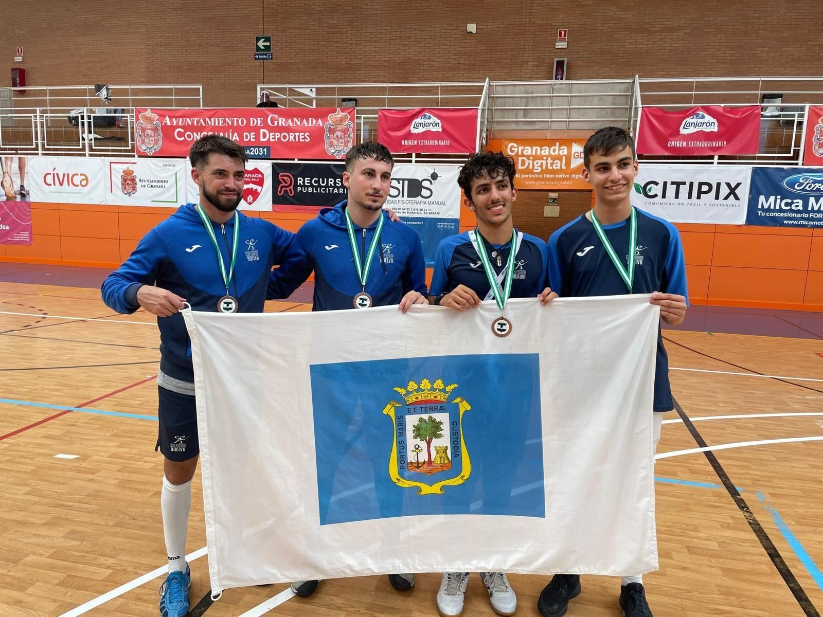 Club Esgrima Huelva en el circuito andaluz.