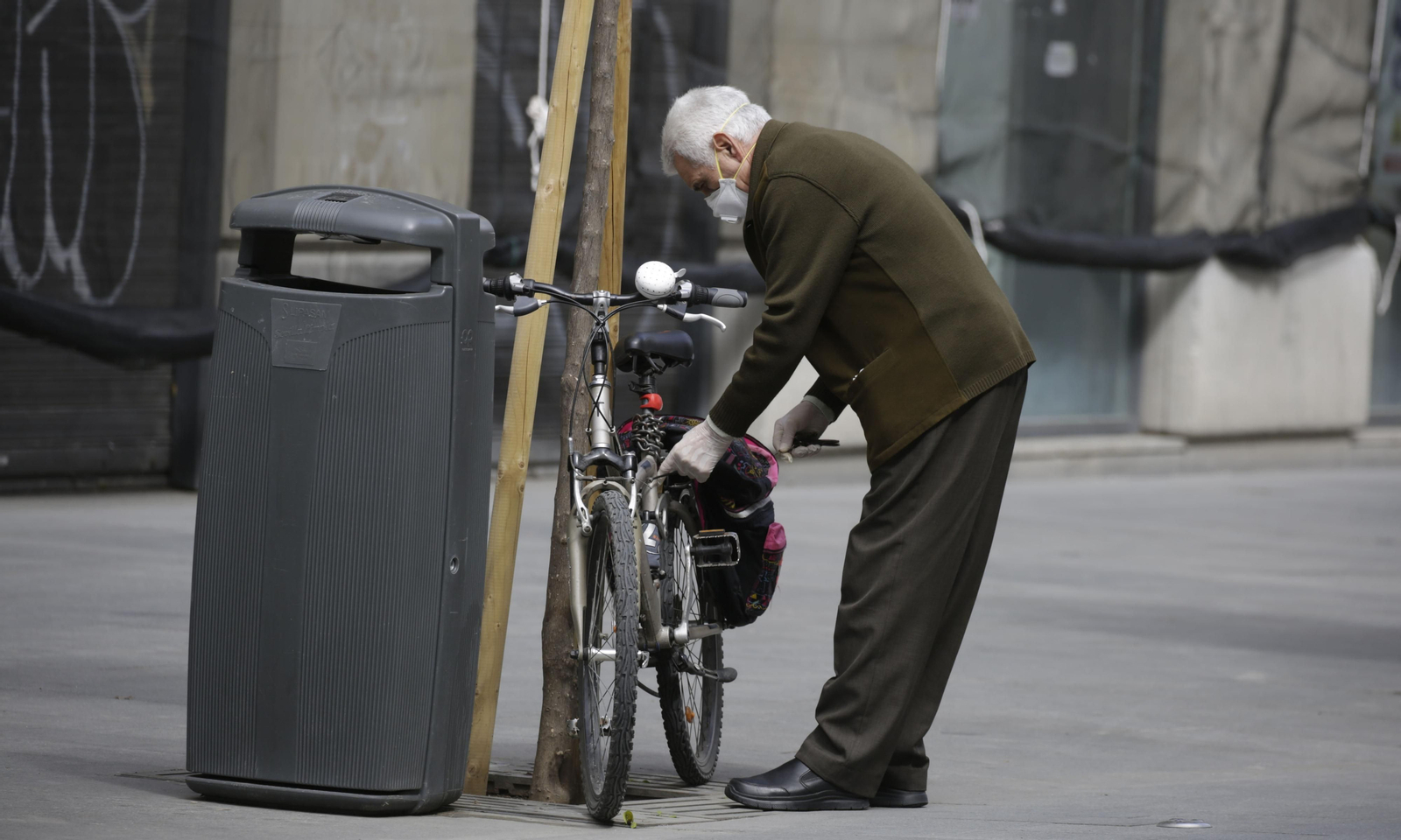 Pocos usuarios de Sevici tras la reapertura del servicio.