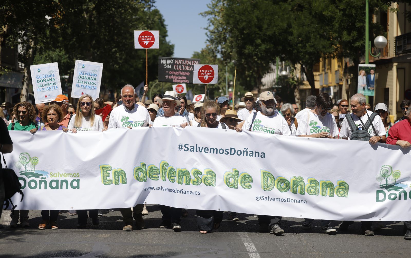 Las fotos de la manifestación en defensa de Doñana