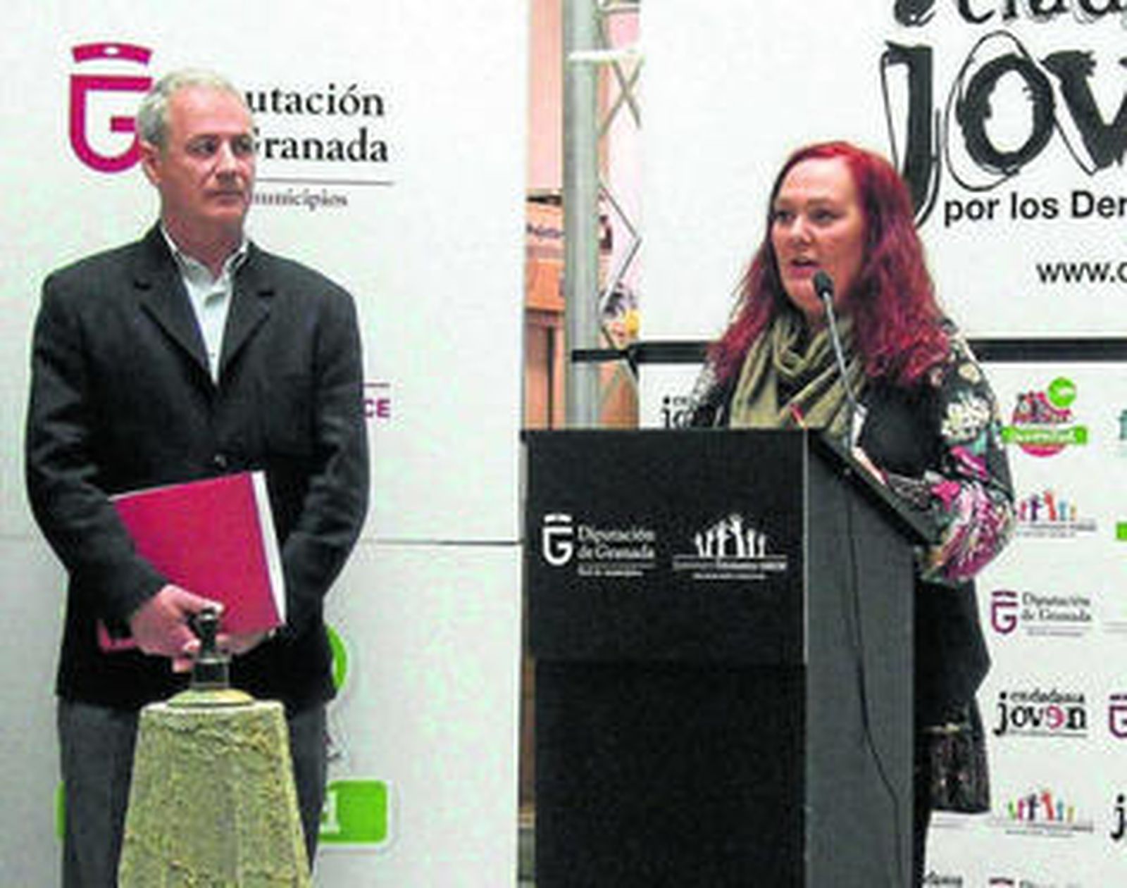 Bernardo y Pérez Cotarelo en un acto celebrado mientras formaban parte del equipo de Gobierno de la Diputación.