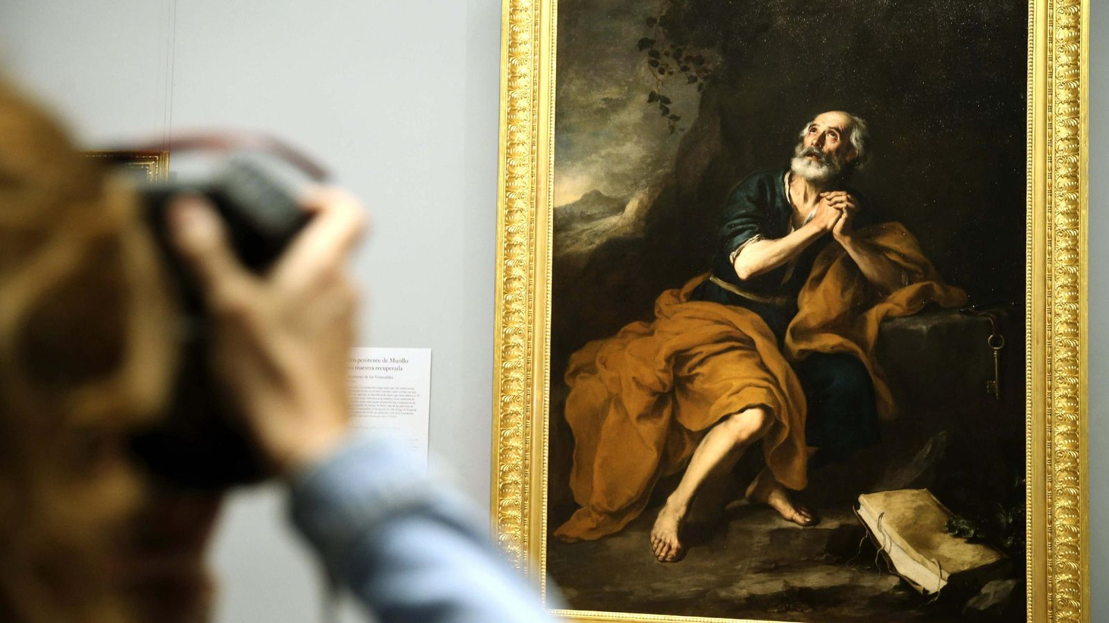 Pintura de San Pedro Penitente, de Murillo.