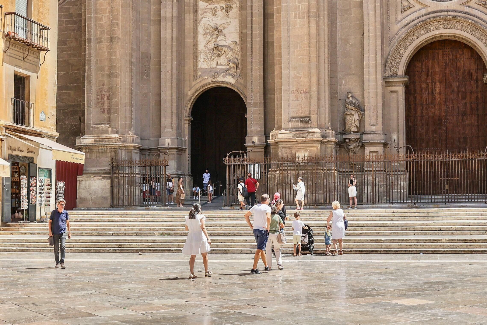 La Plaza de las Pasiegas, un lugar por el que pasa mucha gente a lo largo del día.