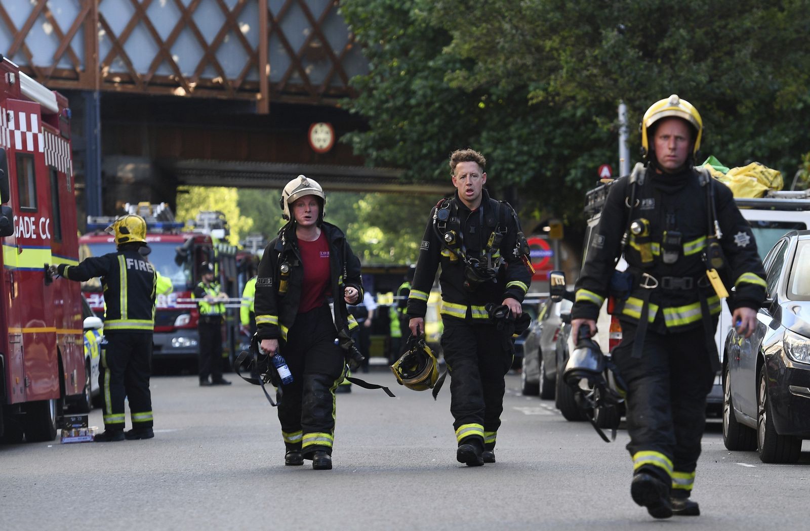 El espectacular incendio de Londres, en imágenes