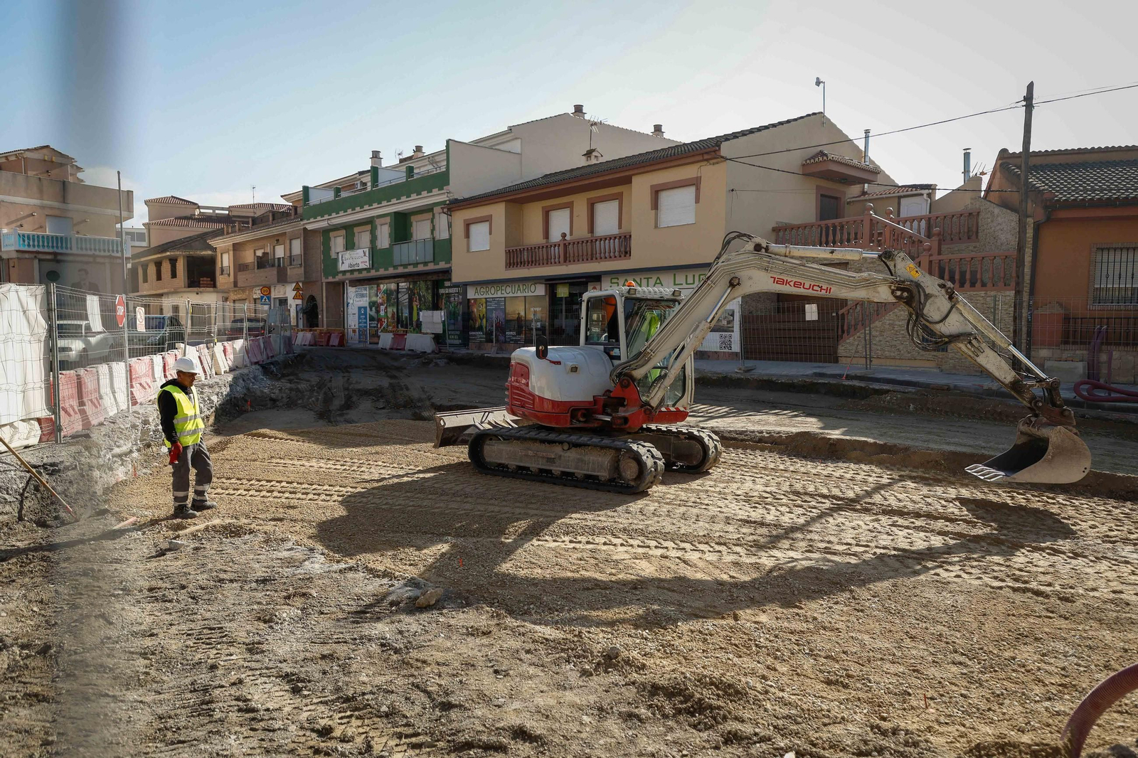 En la parte final de Churriana los trabajos están en una fase muy temprana
