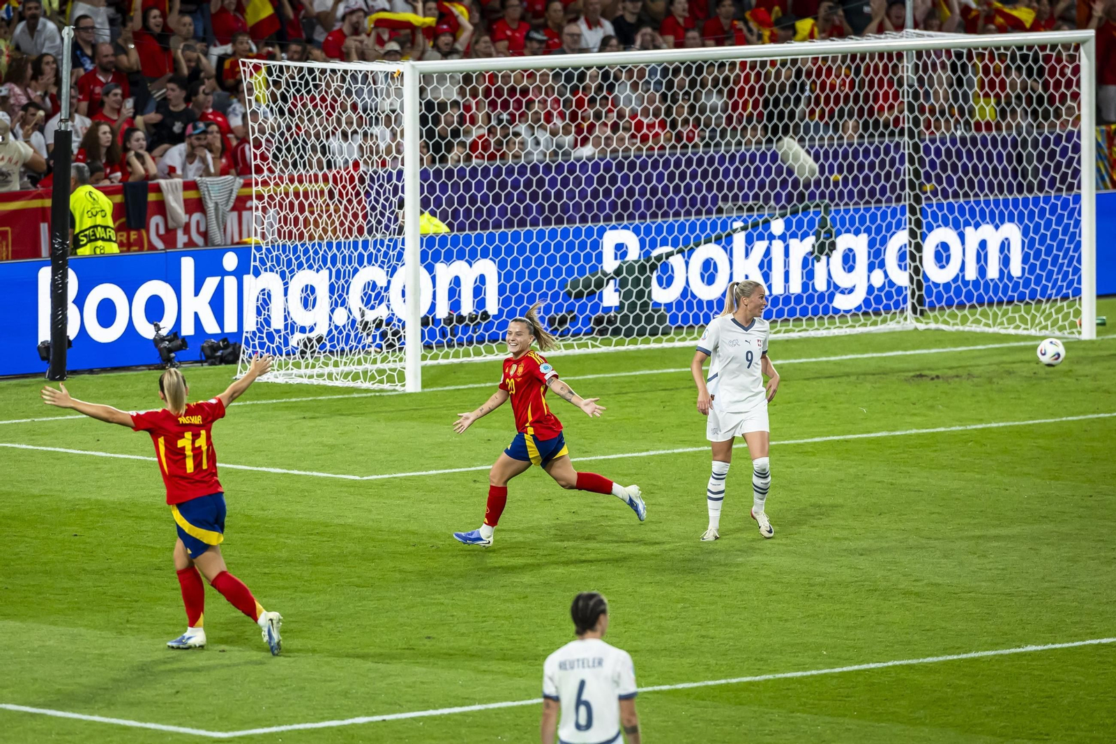 Las mejores fotos del España-Suiza en la Eurocopa femenina