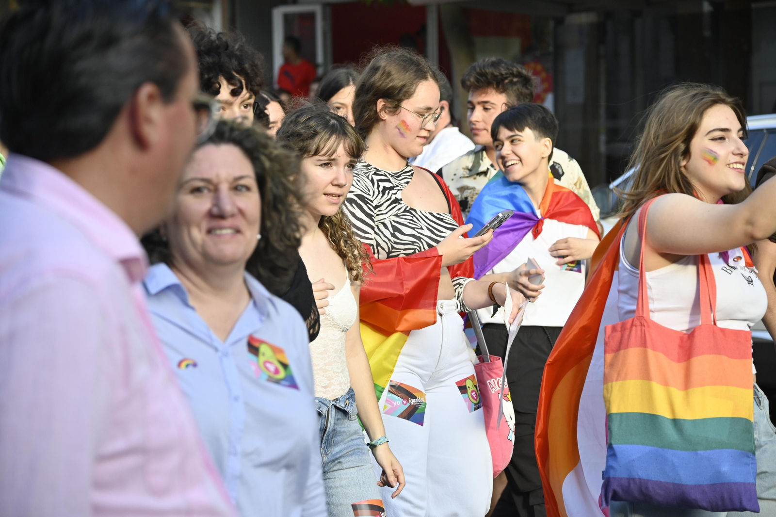 Las mejores imágenes de la manifestacióndel del Orgullo LGTBI en Huelva
