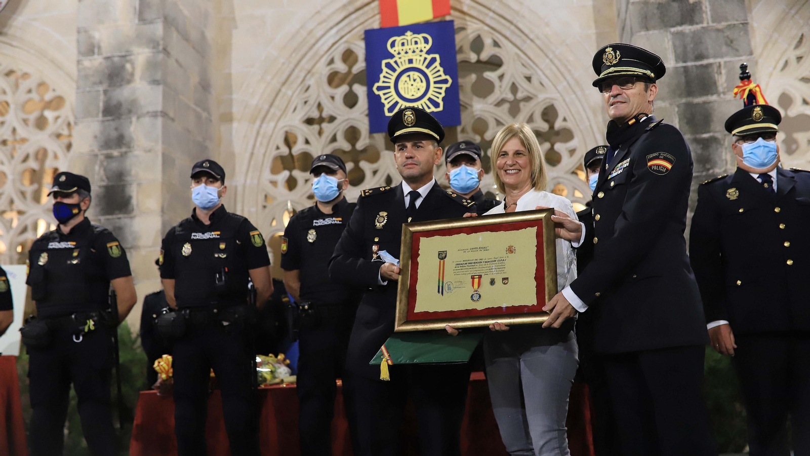 Entrega de medallas de la asociación policial Santo Angél de Jerez