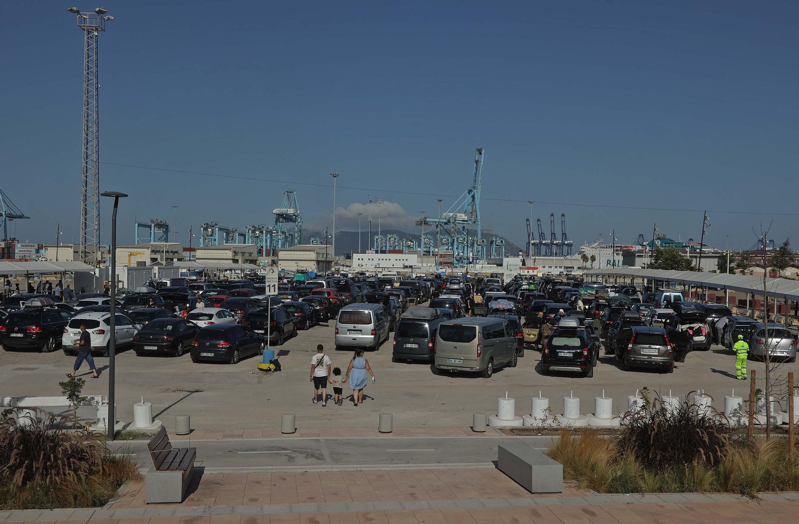 Fotos del primer sábado de agosto en la Operación Paso del Estrecho en Algeciras