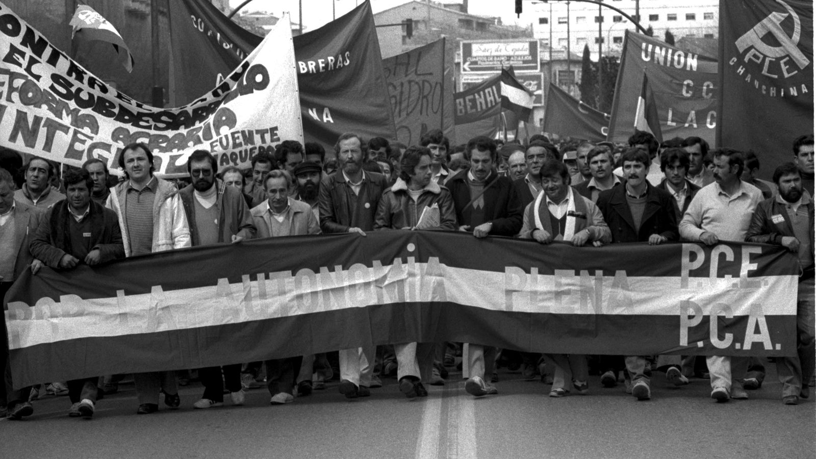 Una de las manifestaciones pidiendo la Autonomía.