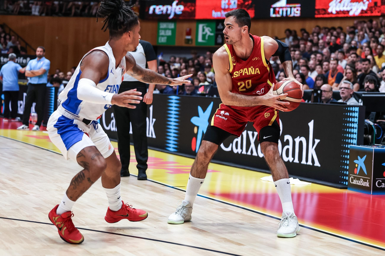 Las fotos del España - Francia de baloncesto
