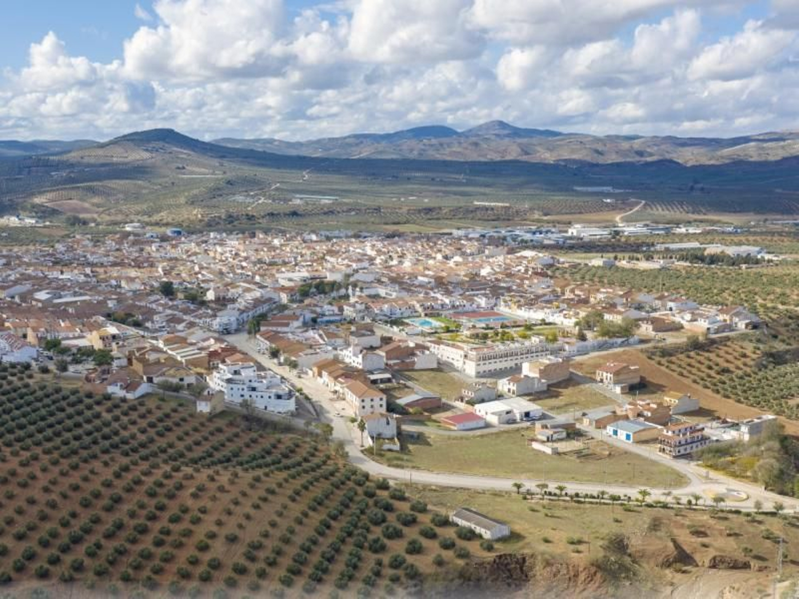 Vista aérea de Los Corrales