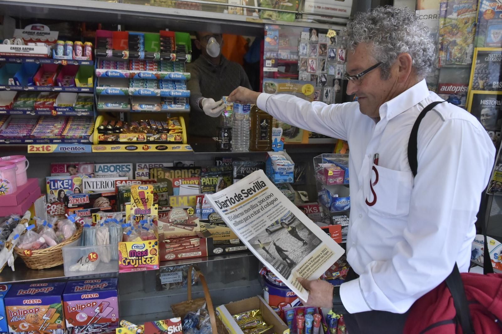 Los quioscos de prensa permanecen abiertos durante el estado de alarma.