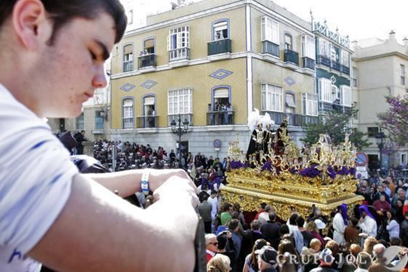Real, Ilustre y Venerable Cofradía de Penitencia de Nuestro Padre Jesús de la Salud, María Santísima de la Esperanza y Nuestra Señora del Amor Hermoso.  Foto: Lourdes de Vicente