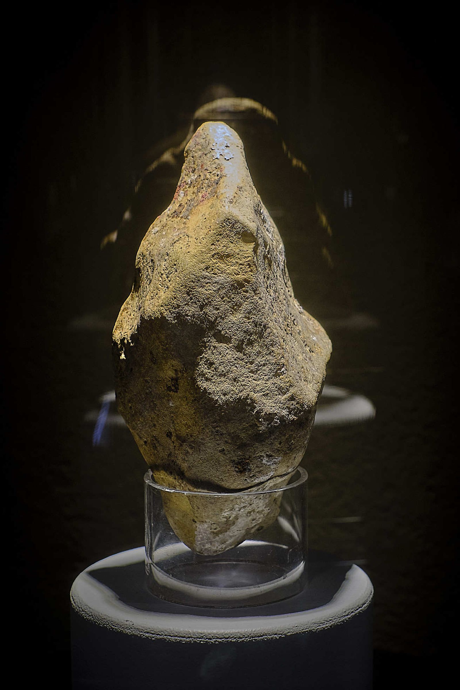 Pieza de la exposición ‘Las otras piedras de La Caleta’.