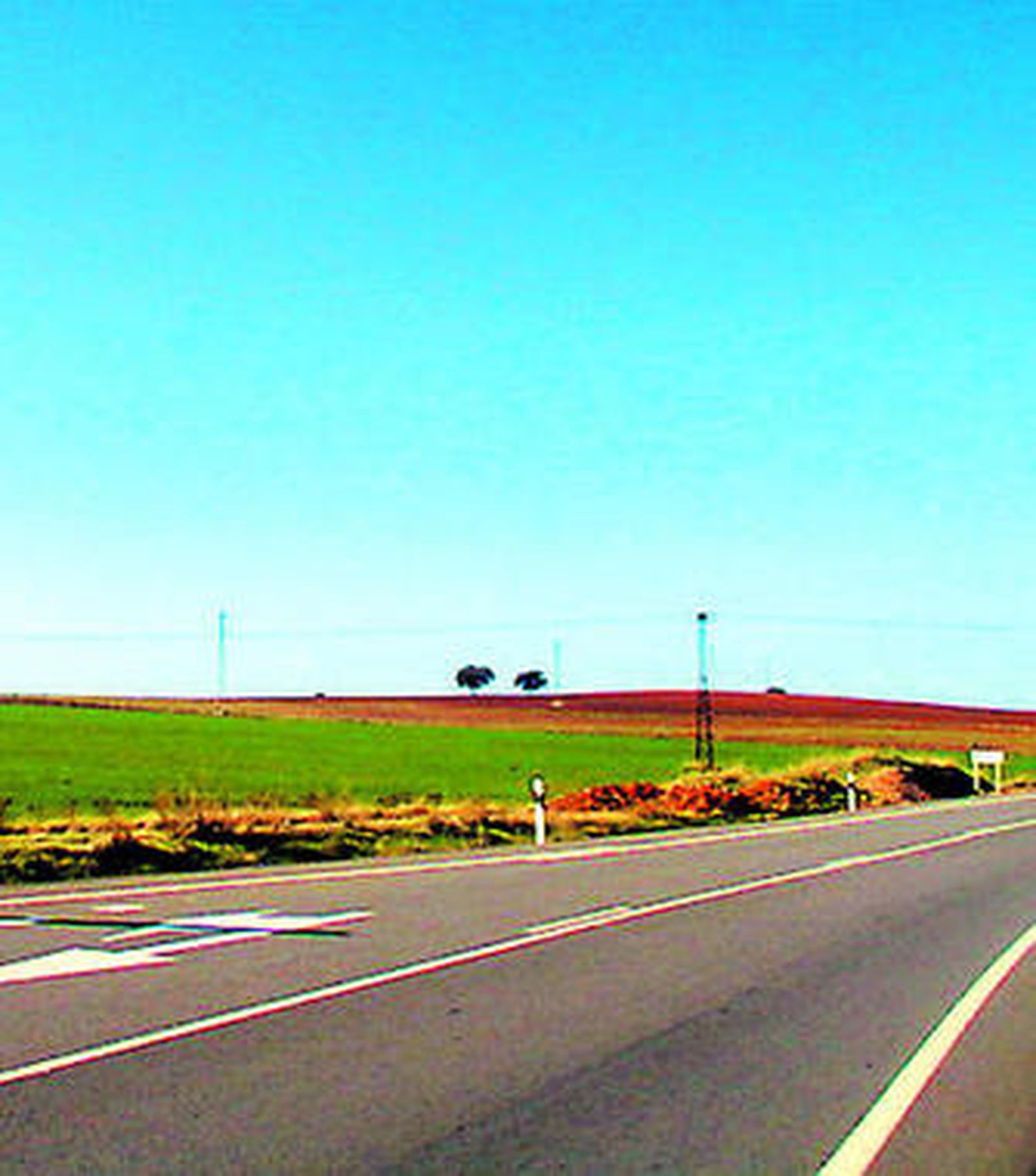 Terrenos de Vega de Currillo, donde irá el parque empresarial.