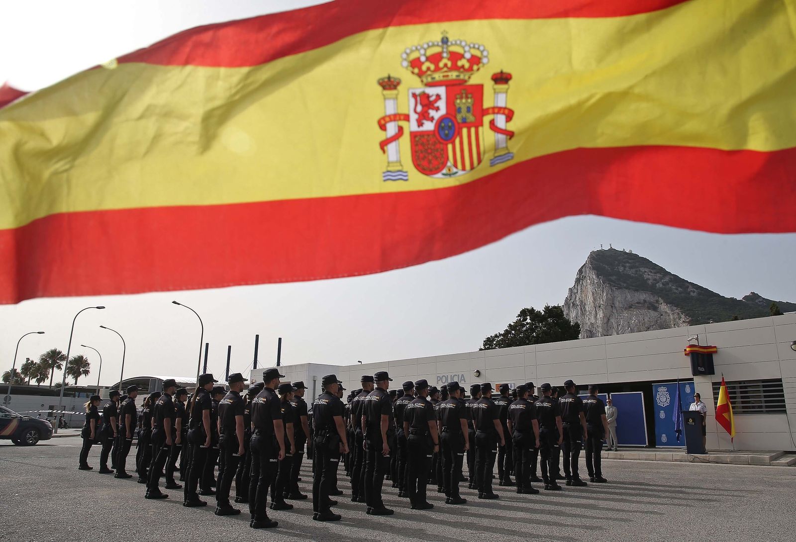 Llegada de 85 agentes de Policía Nacional en prácticas al Campo de Gibraltar