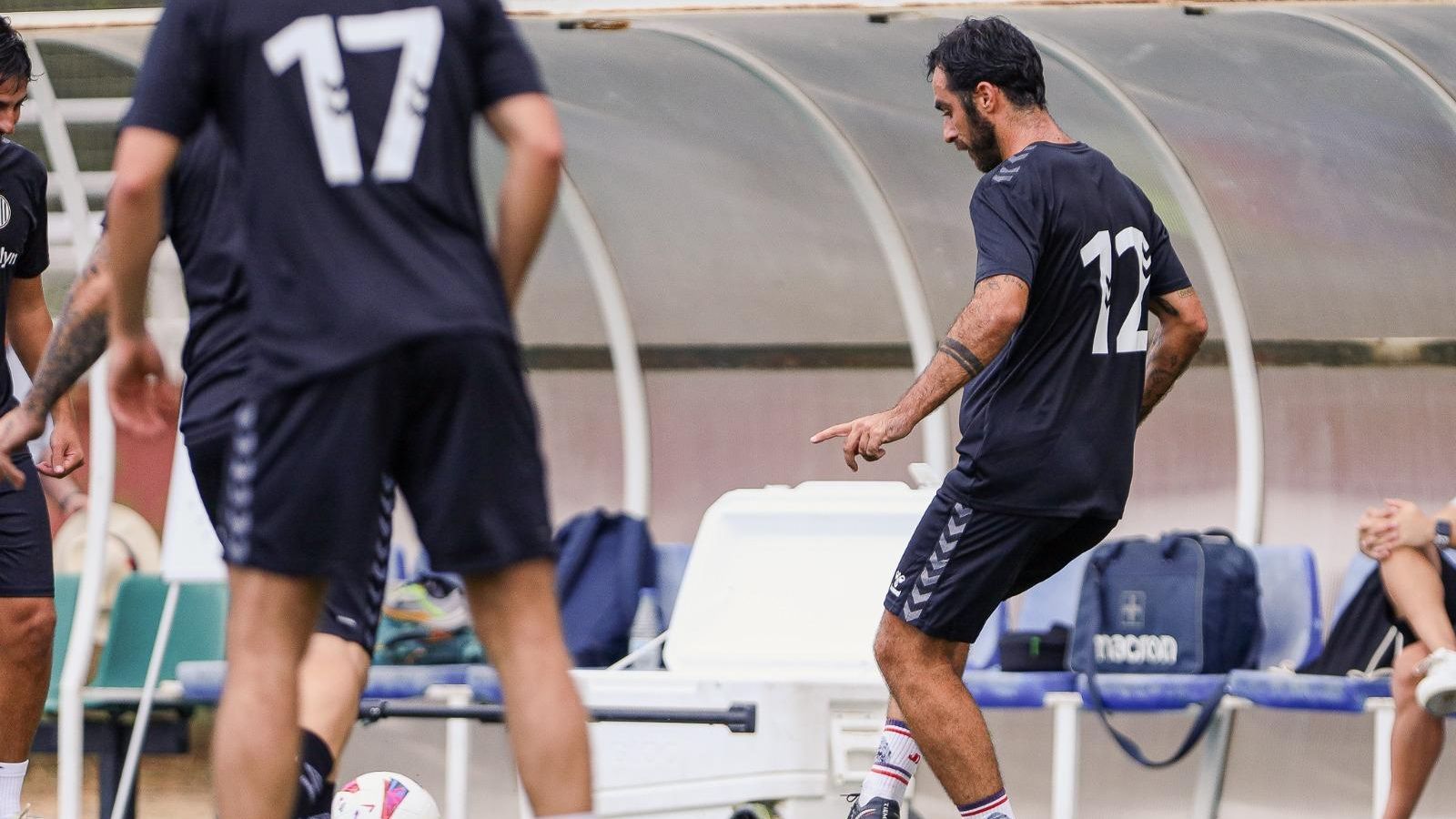 Jaime Soto, presidente del Atlético Central, durante un entrenamiento Jaime Soto, presidente del Atlético Central, durante un entrenamiento