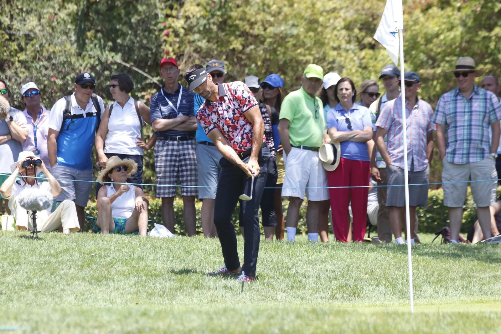 Álvaro Quirós, durante su última participación en Valderrama