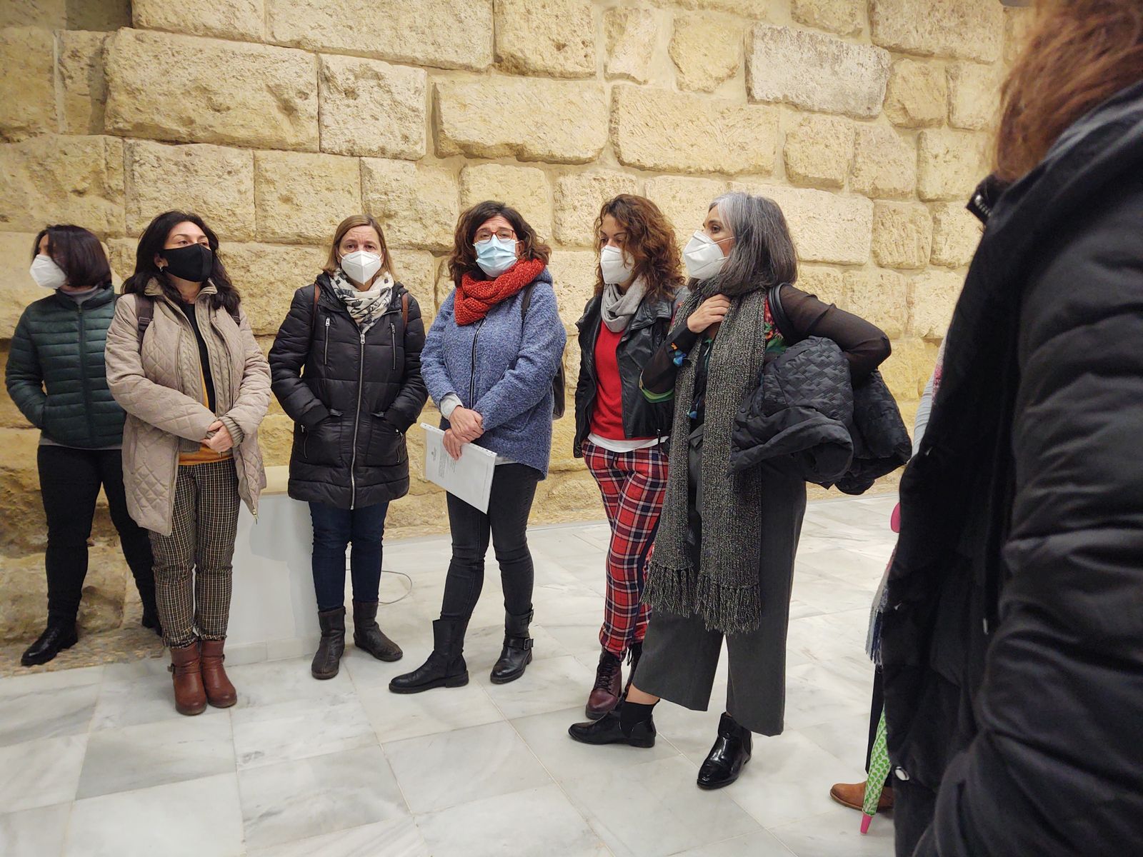 Parte de las trabajadoras sociales del Ayuntamiento de Córdoba.
