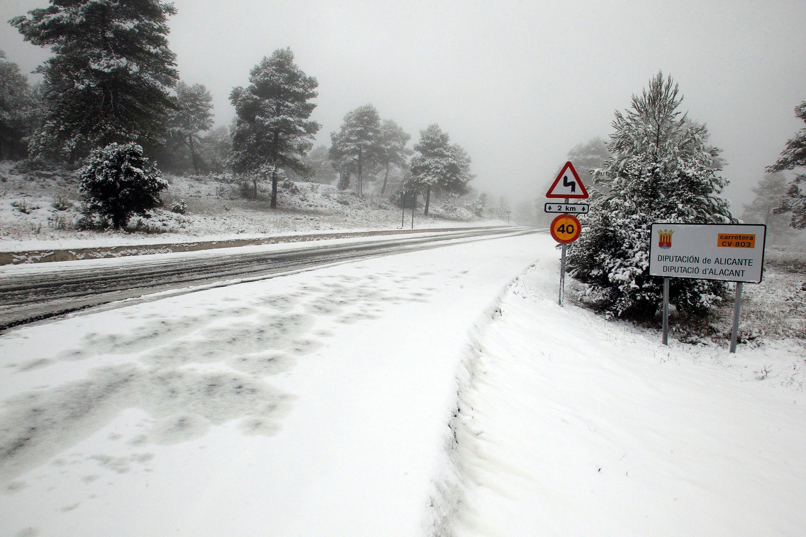 Las imágenes blancas que ha dejado la nieve en toda España