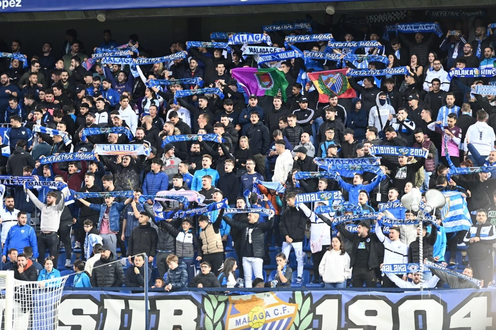 El Málaga CF - Tenerife, en fotos