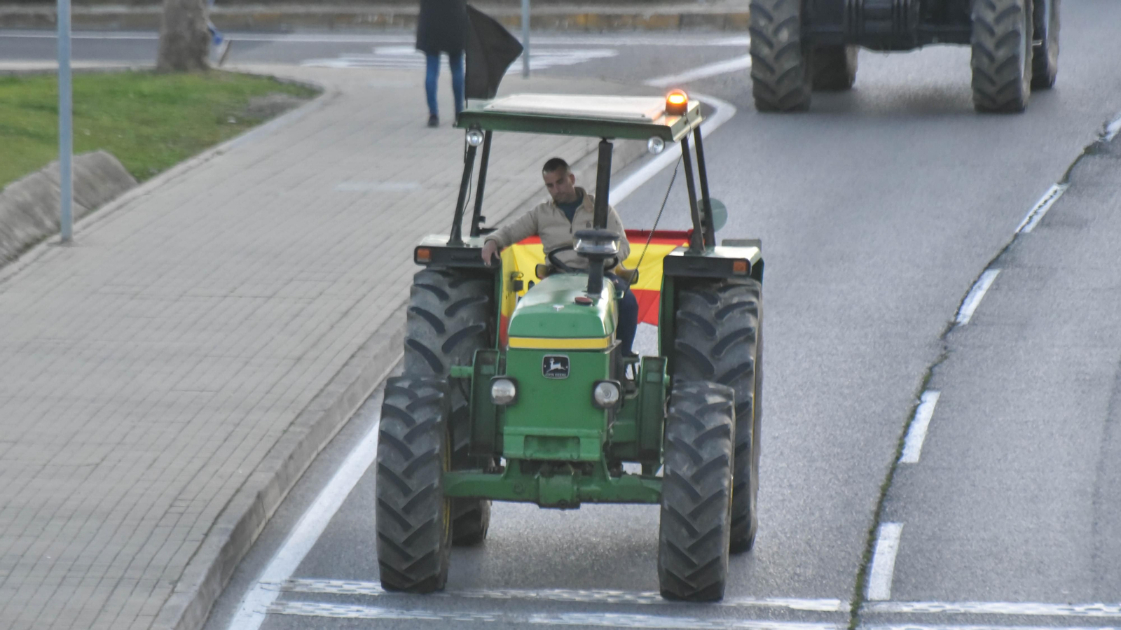 La tractorada del sector primario en Algeciras, en imágenes